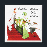Magnet - Déco Mariage Keepssaké Époux des servante<br><div class="desc">Magnet Design a une numériquement améliorée, Retro Image Mariage avec la Serveuse désespérée faire une plongée Pour le bouquet de la mariée! ! Très mignon et facile à Customiser en tant que gardien Mariage... parfait pour vos accompagnateurs, membres de votre famille et amis ! Merci de votre visite ! !...</div>