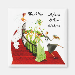 Magnet - Déco Mariage Keepssaké Époux des servante