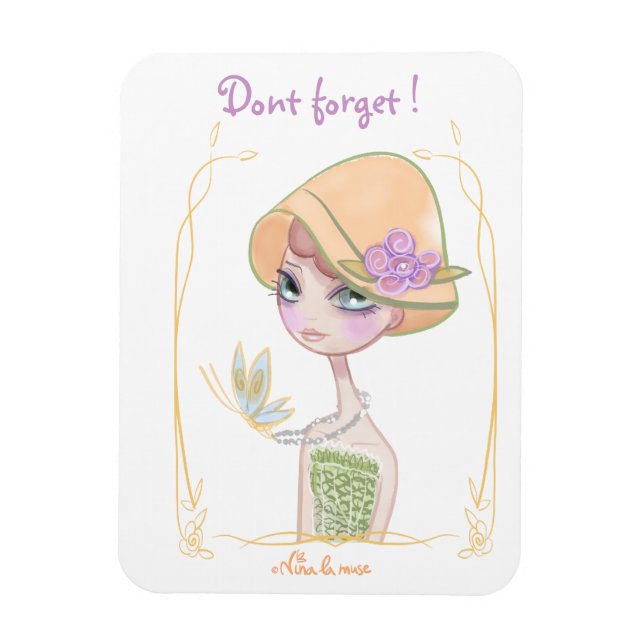 Magnet décoratif pour réfrigérateur (Vertical)