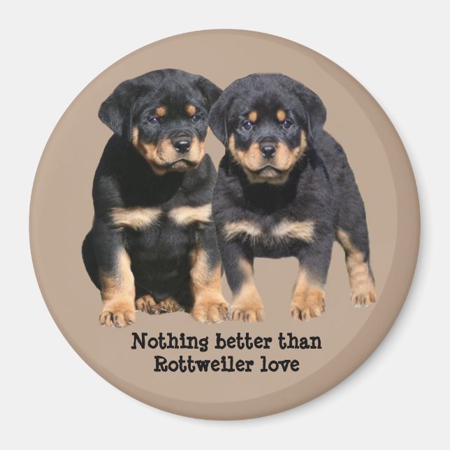 Magnet des amis Rottweiler (Devant)