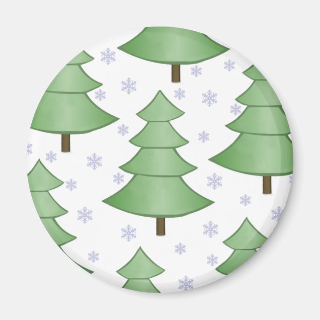 Magnet des arbres de Noël (Devant)