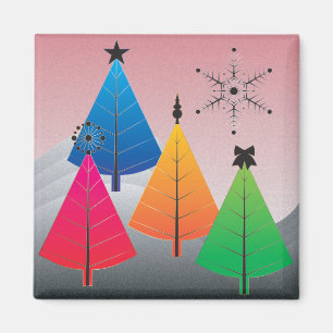 Magnet des arbres de Noël
