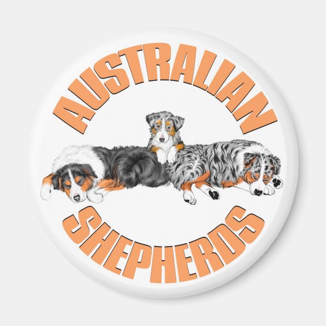 Magnet des bergers australiens (Devant)