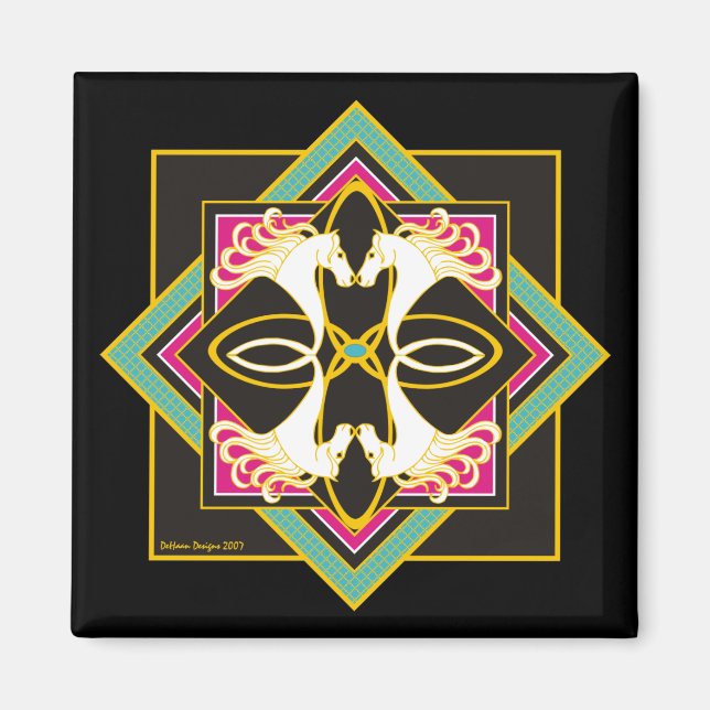 Magnet des Chevaux celtes (Devant)