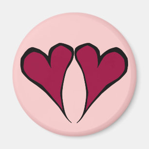 Magnet des Coeurs de Saint Valentin