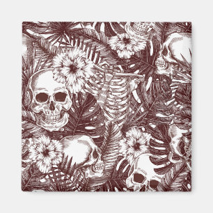 Magnet des crânes de la jungle