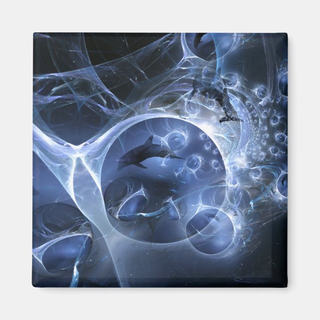 Magnet des dauphins (Devant)