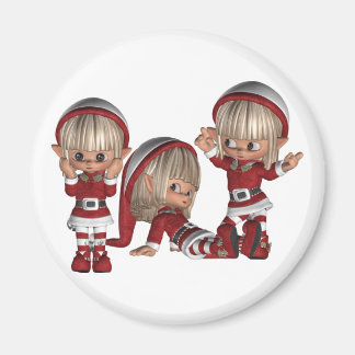 Magnet des elfes de Noël