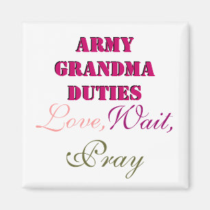 MAGNET DES FONCTIONS DE L'ARMÉE GRANDMA