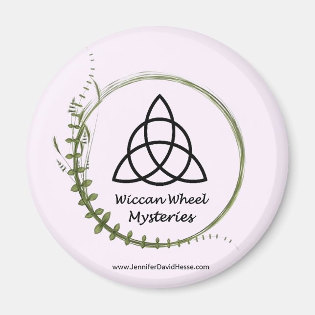 Magnet des mystères de roues Wiccan (Devant)