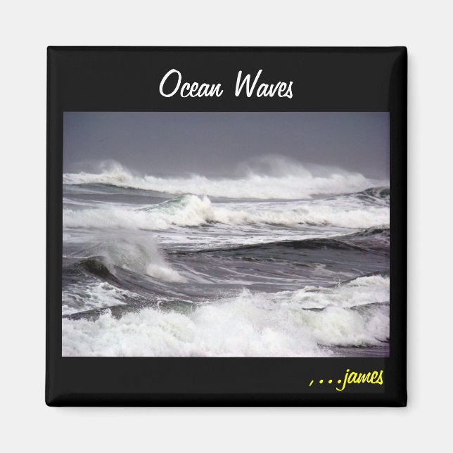 Magnet des vagues océaniques (Devant)