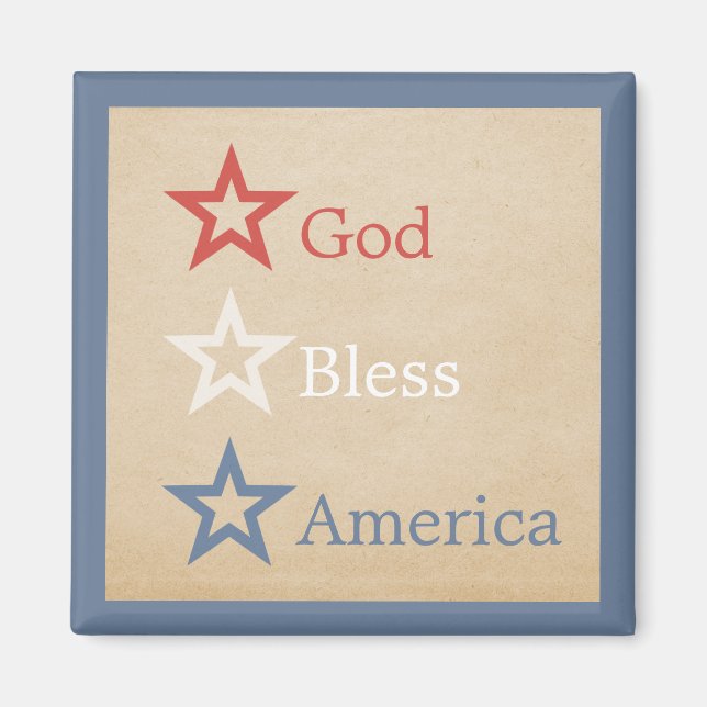 Magnet d'étoiles chic simple (Devant)