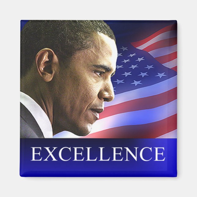 Magnet d'excellence du président Barack Obama (Devant)