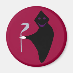 Magnet d'Halloween faucheuse