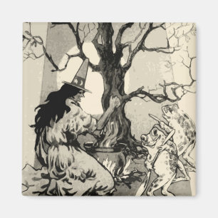 Magnet d'Halloween vintage