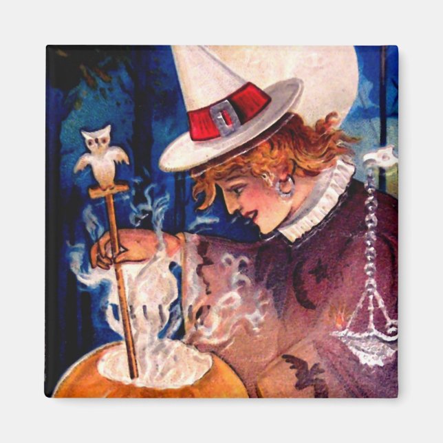 Magnet d'Halloween vintage (Devant)