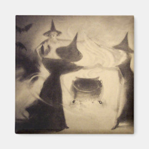 Magnet d'Halloween vintage