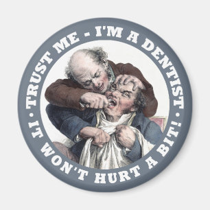 Magnet d'humour de DENTISTE