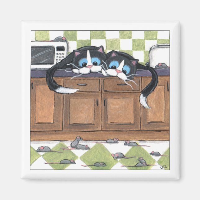 Magnet d'invasion de souris (Devant)