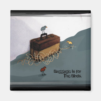 Magnet d'oiseaux de valise