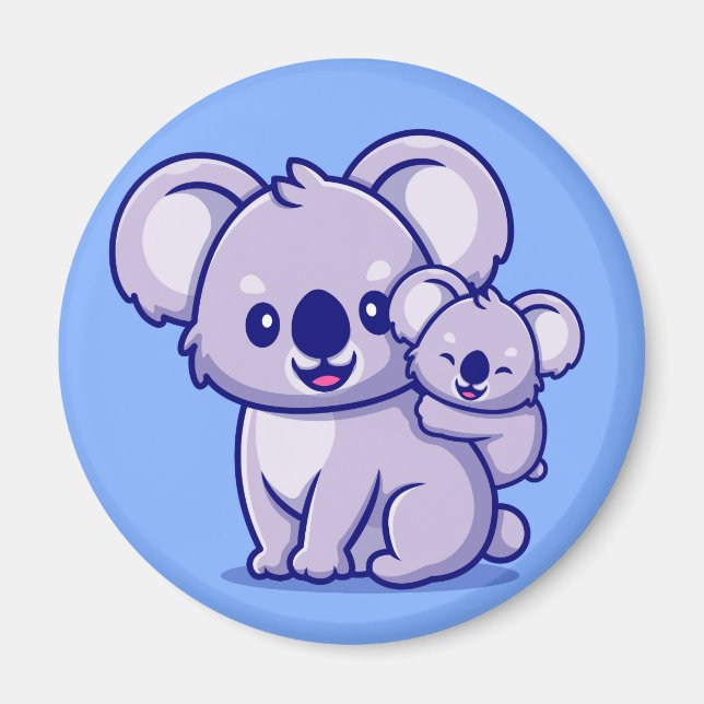 Magnet d'ours Cute Koala (Devant)