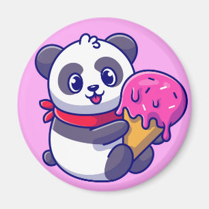 Magnet d'ours de Panda mignonne