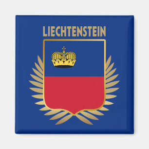 Magnet du bouclier du pavillon du Liechtenstein
