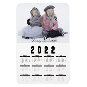 Magnet du calendrier photo 2022
