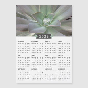 Magnet du calendrier photographique 2026