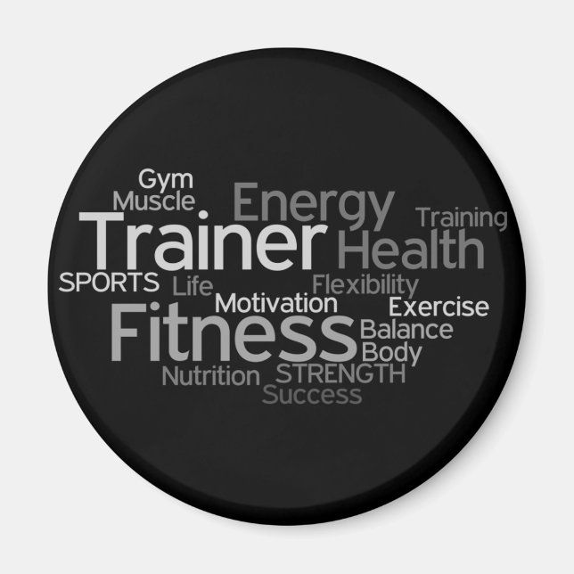 Magnet du centre de conditionnement physique ou de (Devant)