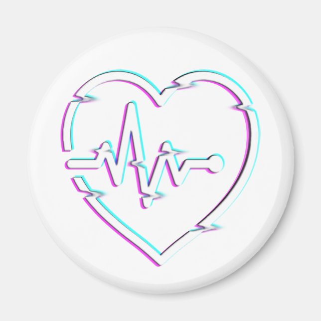Magnet du cercle de contrôle cardiaque (Devant)