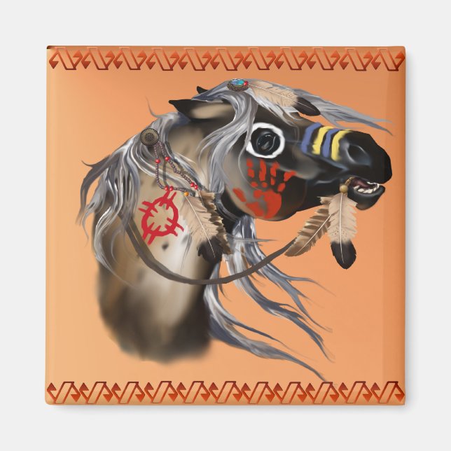 Magnet du cheval de guerre (Devant)