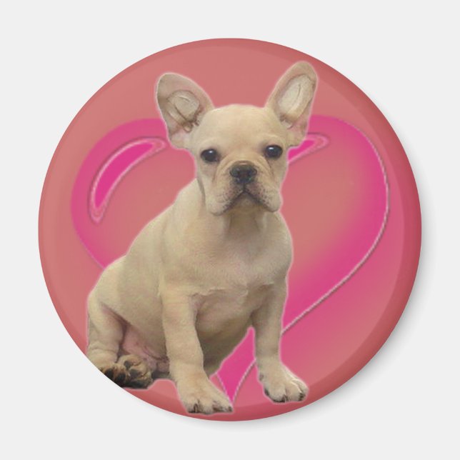 Magnet du chiot bulldog (Devant)