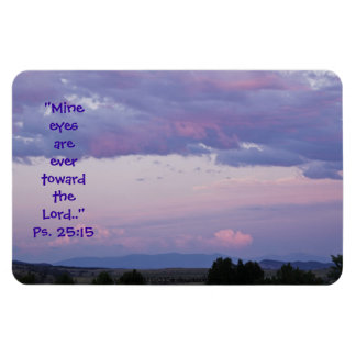 Magnet du coucher de soleil du Montana avec couple