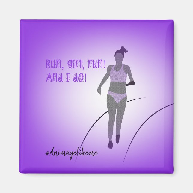Magnet du coureur amputé (Devant)