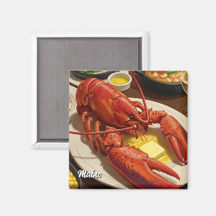 Magnet du dîner de homard du Maine
