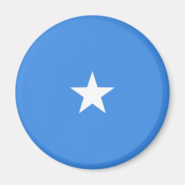Magnet du drapeau de Fisheye en Somalie (Devant)
