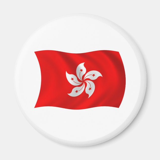 Magnet du drapeau de Hong Kong (Devant)