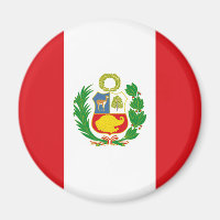 Magnet du drapeau de l'État du Pérou