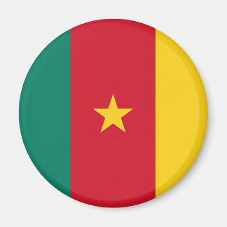 Magnet du drapeau du Cameroun