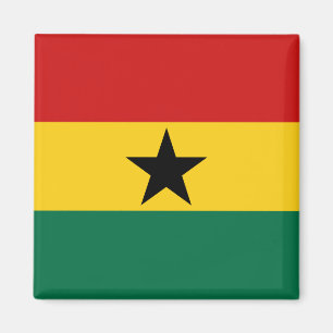 Magnet du drapeau du Ghana