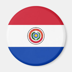 Magnet du drapeau du Paraguay