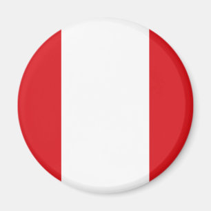 Magnet du drapeau du Pérou