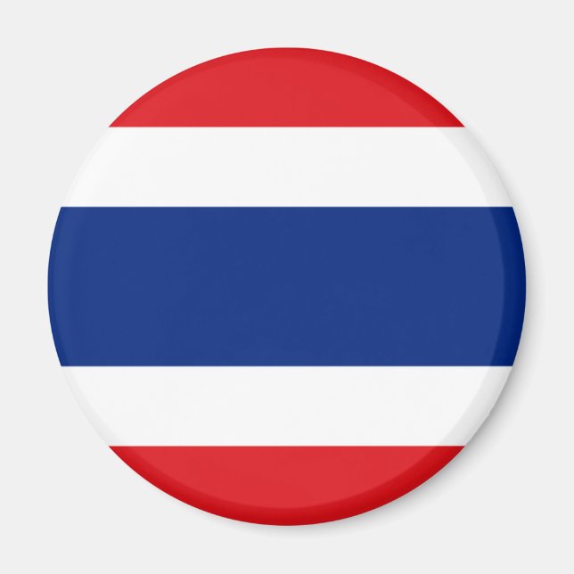 Magnet du drapeau thaïlandais (Devant)