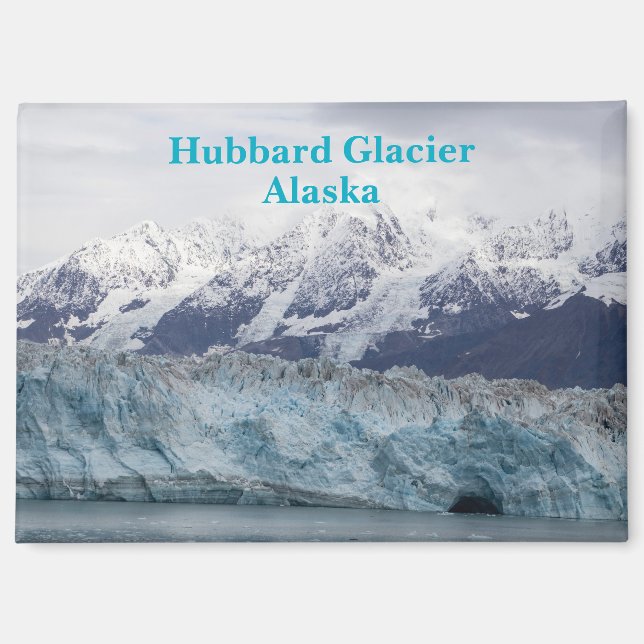 Magnet du glacier Hubbard Alaska (Recto)