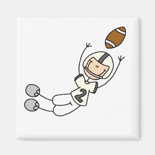 Magnet du joueur de football jaune