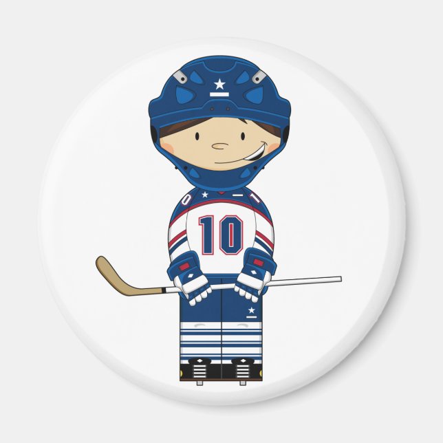 Magnet du joueur de hockey (Devant)