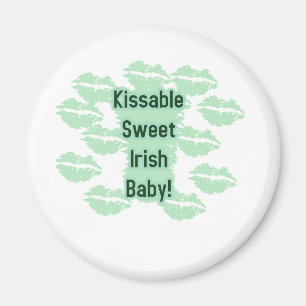 Magnet du jour de St Patrick de bébé