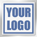 Magnet du logo de l'entreprise<br><div class="desc">Votre logo d'entreprise sur un aimant frigo Carré. Idéal pour les réunions ou pour donner en cadeau!</div>