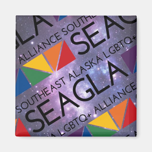Magnet du logo de l'espace SEAGLA (Devant)